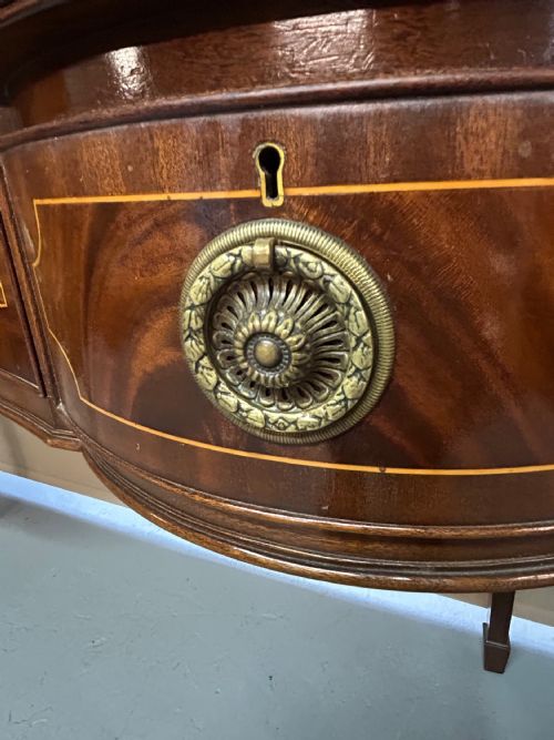 MAHOGANY GEORGIAN STYLE CONSOLE TABLE - ADDITIONAL PHOTO 4