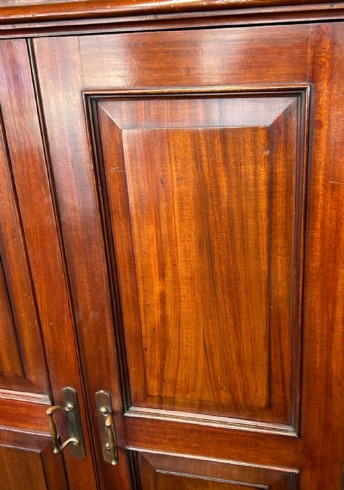 MAHOGANY GENTLEMANS VALET CUPBOARD - ADDITIONAL PHOTO 10