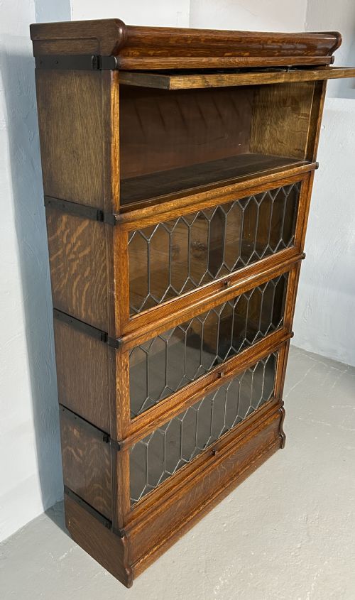 GLOBE WERNICKE 4 TIER BARRISTERS BOOKCASE - ADDITIONAL PHOTO 2