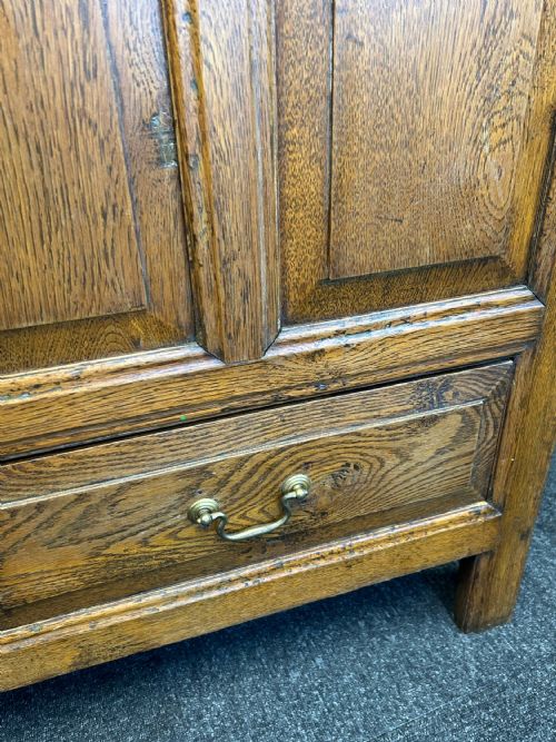 19TH CENTURY OAK MULE CHEST - ADDITIONAL PHOTO 1