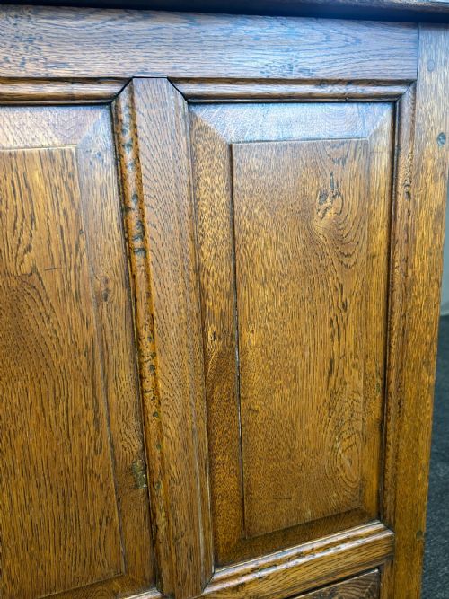 19TH CENTURY OAK MULE CHEST - ADDITIONAL PHOTO 2