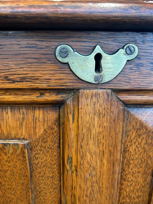 19TH CENTURY OAK MULE CHEST - ADDITIONAL PHOTO 3