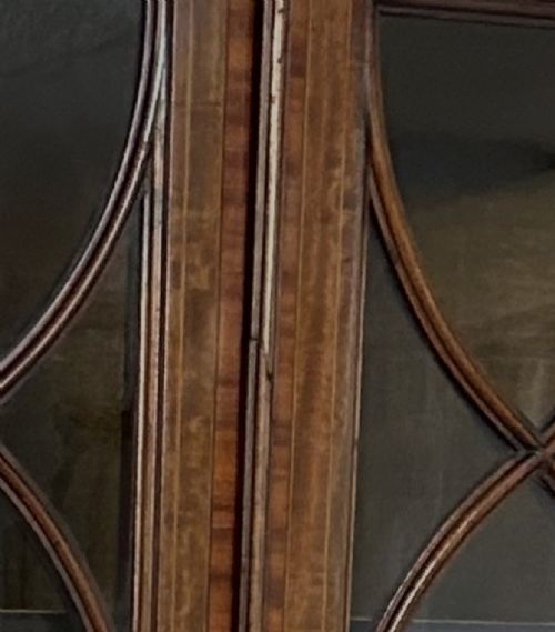 EDWARDIAN INLAID DISPLAY CABINET - ADDITIONAL PHOTO 6