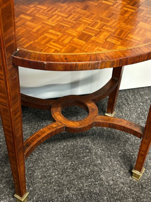 LOUIS XV STYLE KINGSWOOD PARQUETRY SIDE TABLE - ADDITIONAL PHOTO 2