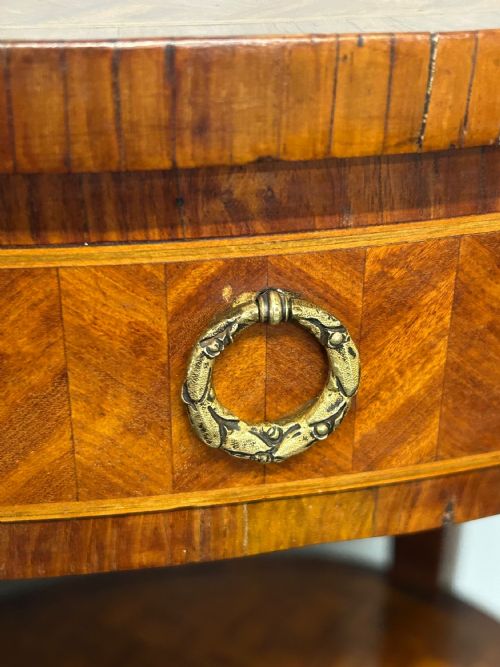 LOUIS XV STYLE KINGSWOOD PARQUETRY SIDE TABLE - ADDITIONAL PHOTO 3