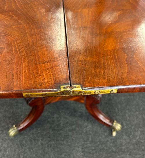 WILLIAM IV MAHOGANY TEA TABLE - ADDITIONAL PHOTO 3