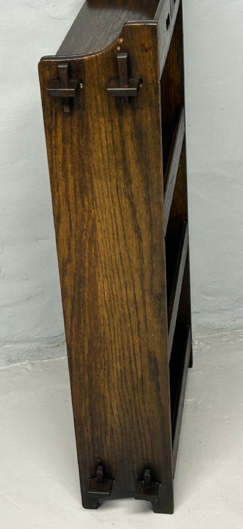 OAK ARTS AND CRAFTS SMALL BOOKCASE - ADDITIONAL PHOTO 1