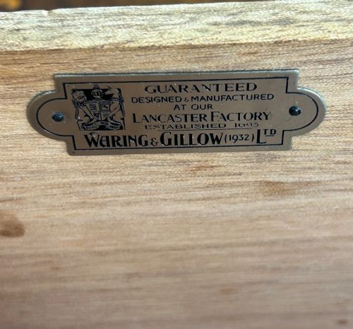 WARING AND GILLOW MAHOGANY CHEST OF DRAWERS - ADDITIONAL PHOTO 7