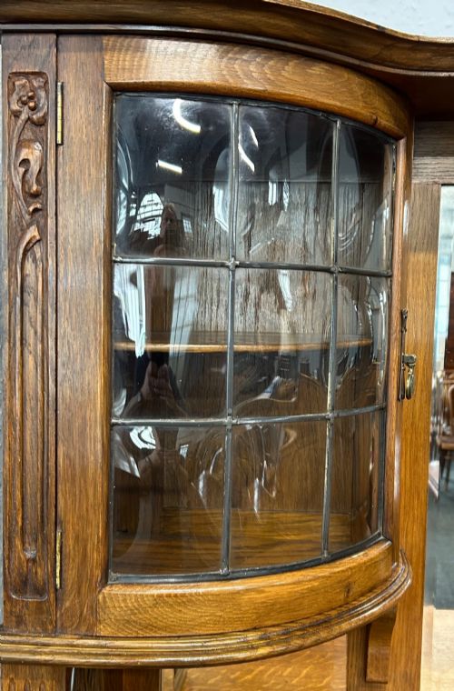 ARTS AND CRAFTS EDWARDIAN OAK SIDEBOARD - ADDITIONAL PHOTO 1