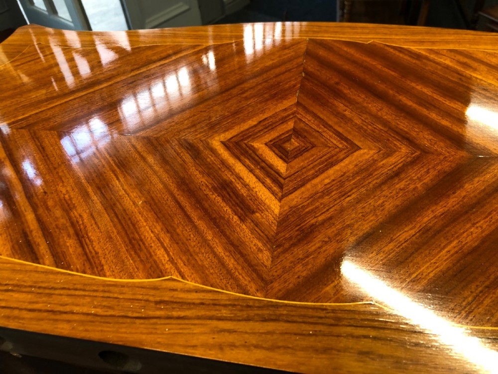 Inlaid marquetry French style cocktail cabinet  View XII