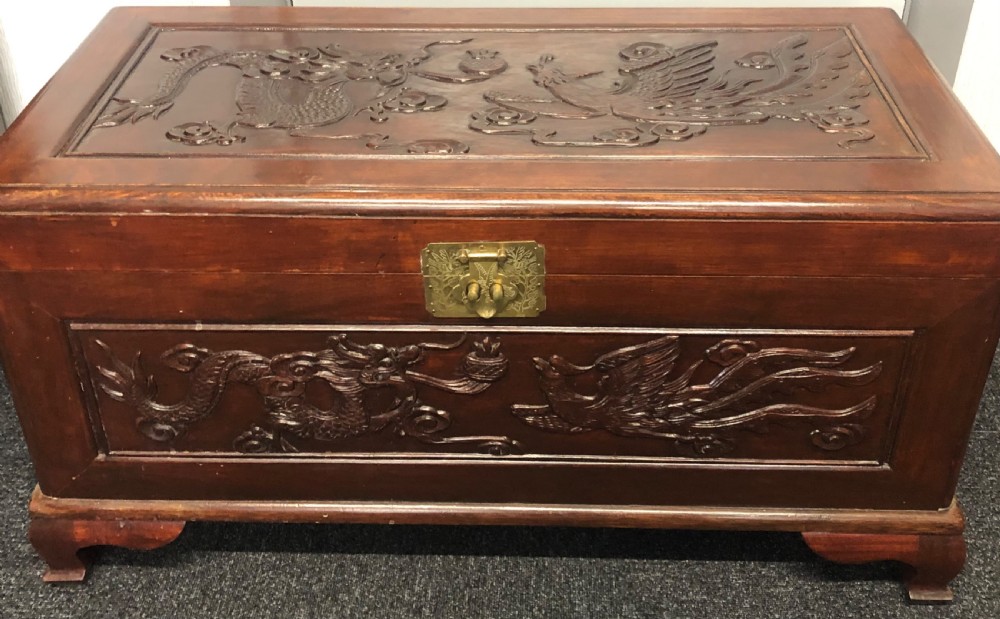 Camphor wood storage box
