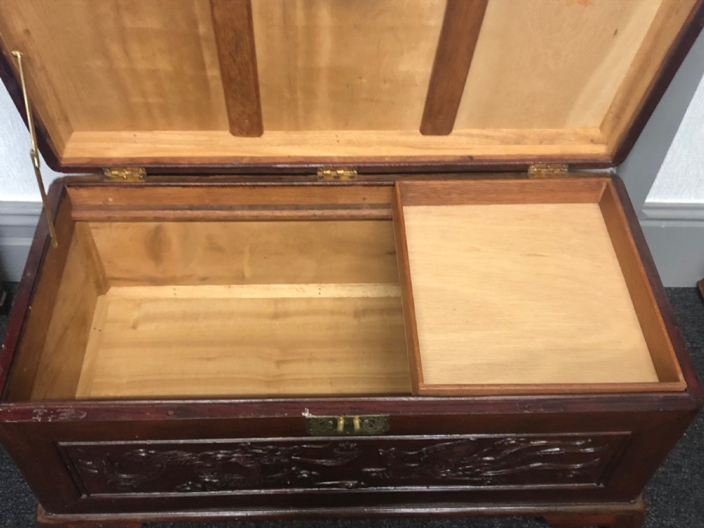 Camphor wood storage box View IV