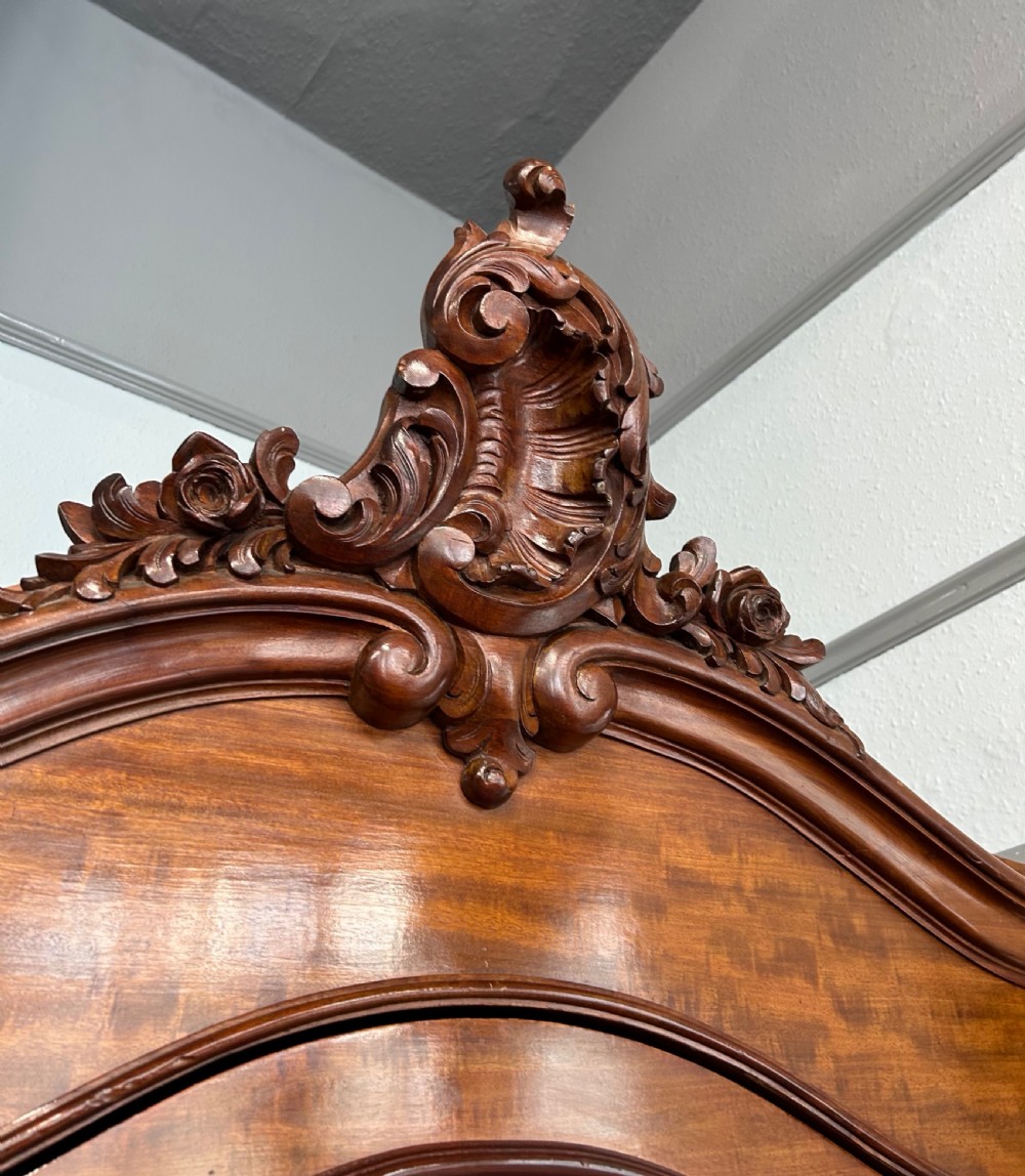 Mahogany French armoire View III