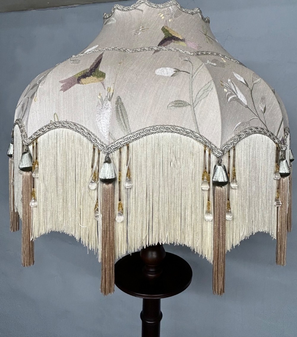Mahogany standard lamp  View II