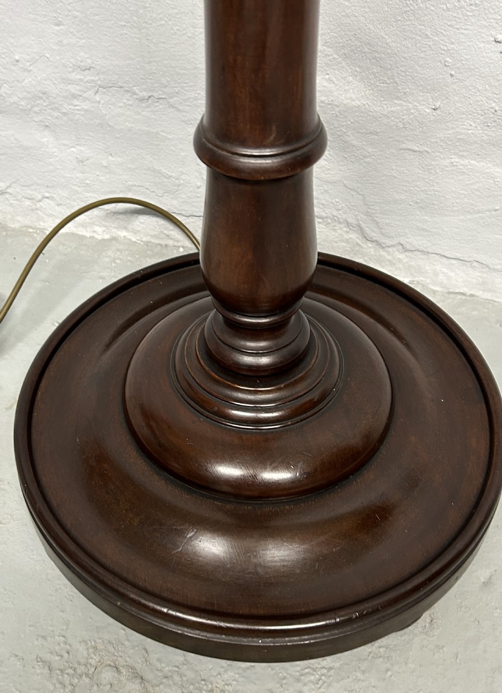 Mahogany standard lamp  View V