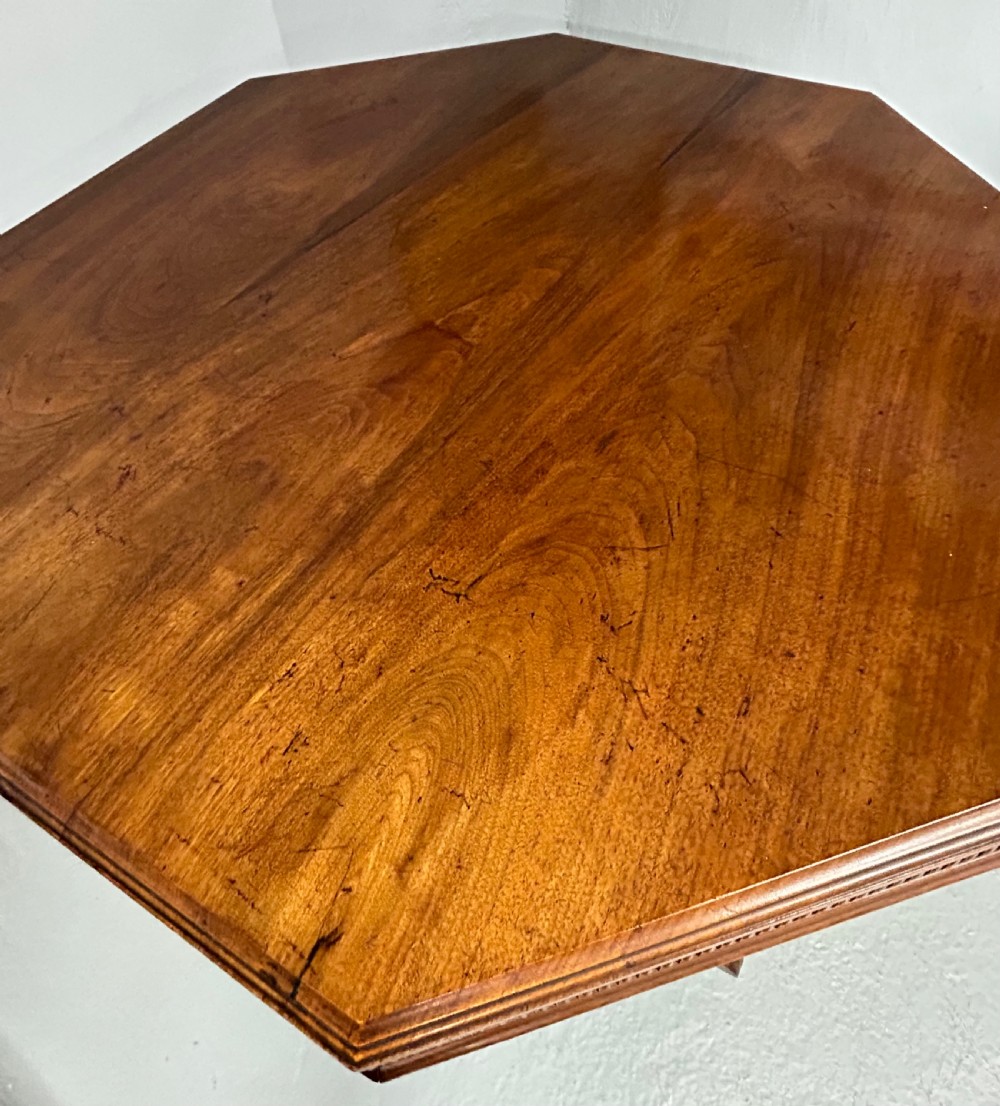 Edwardian walnut occasional table View IV