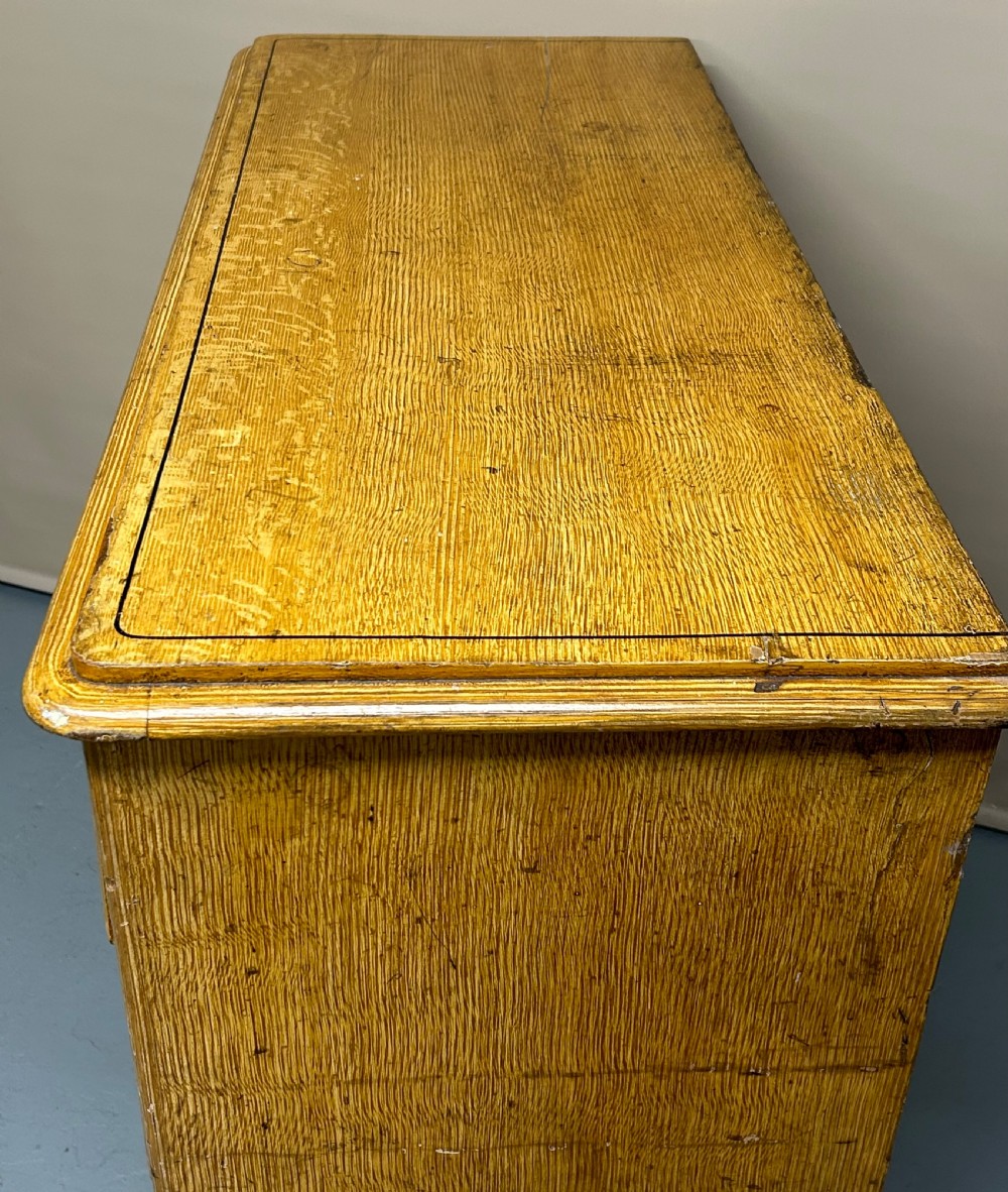 Pine Scumbled Chest Of Drawers  View III