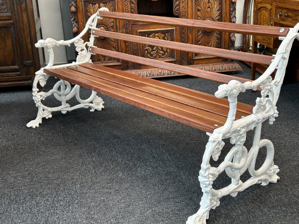 Coalbrookdale Dog and Serpent Bench View II