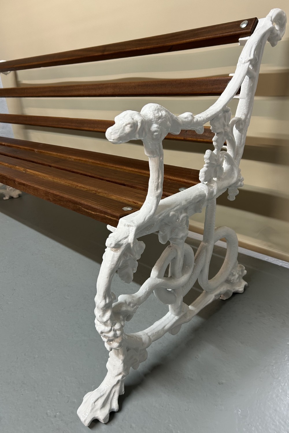 Coalbrookdale Dog and Serpent Bench View IV