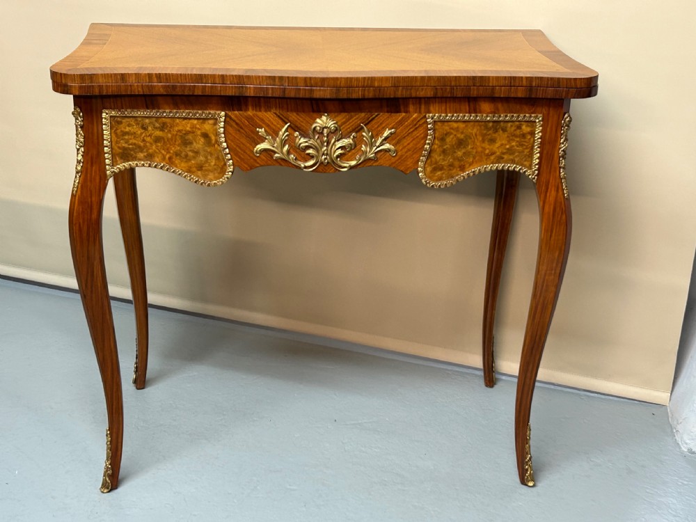 Louis XV style french games table View IX