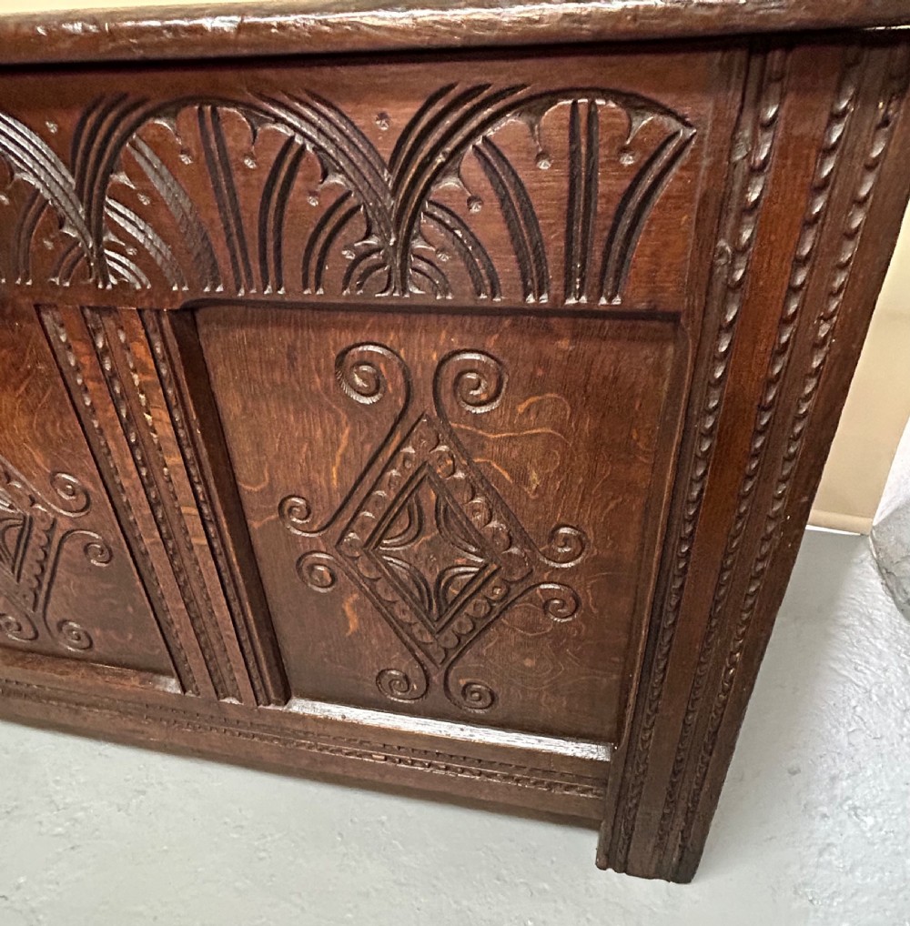 18th Century Oak Coffer View V