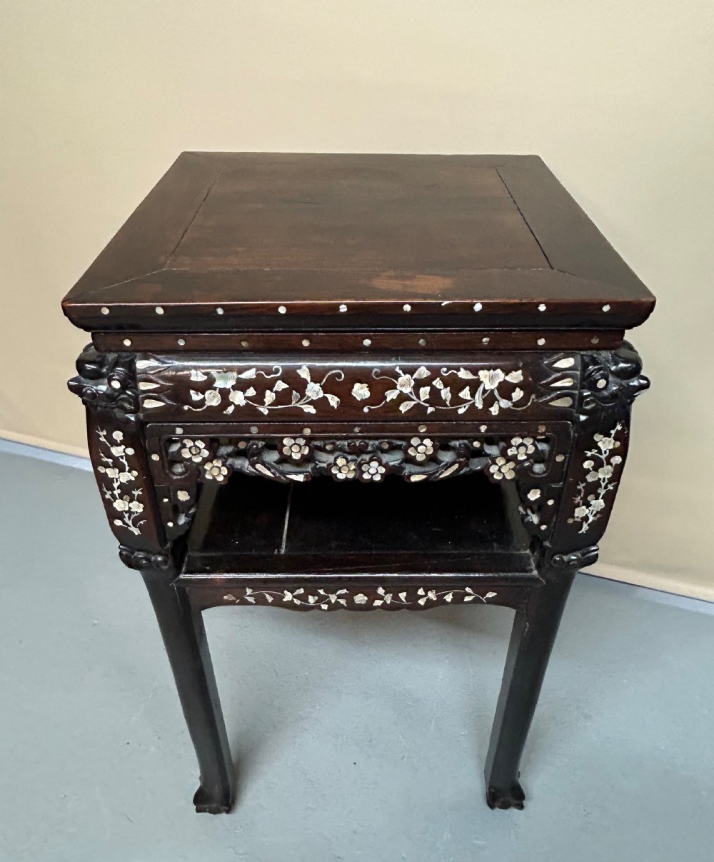 Chinese mother of pearl side table View IV
