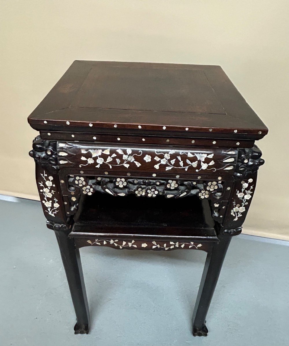 Chinese mother of pearl side table View V