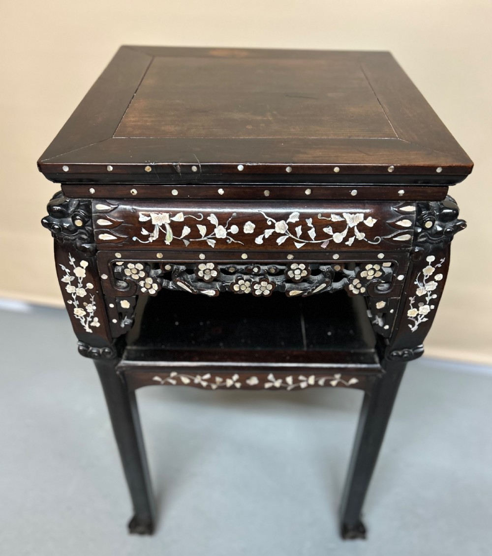 Chinese mother of pearl side table View VI