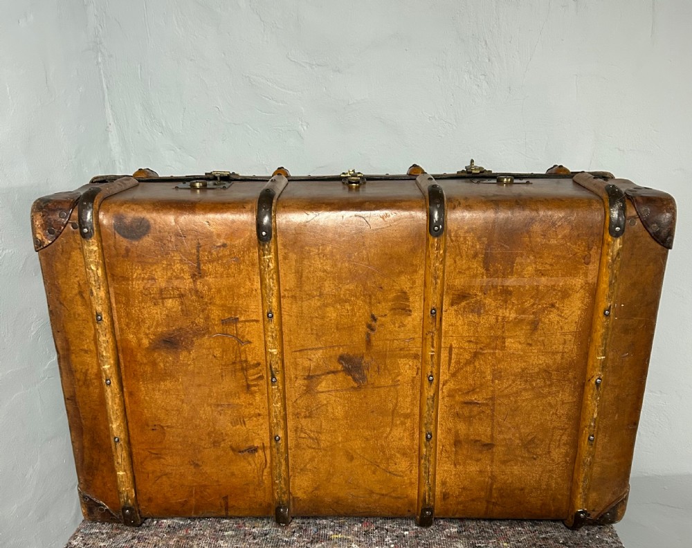 Vintage steamer trunk View III