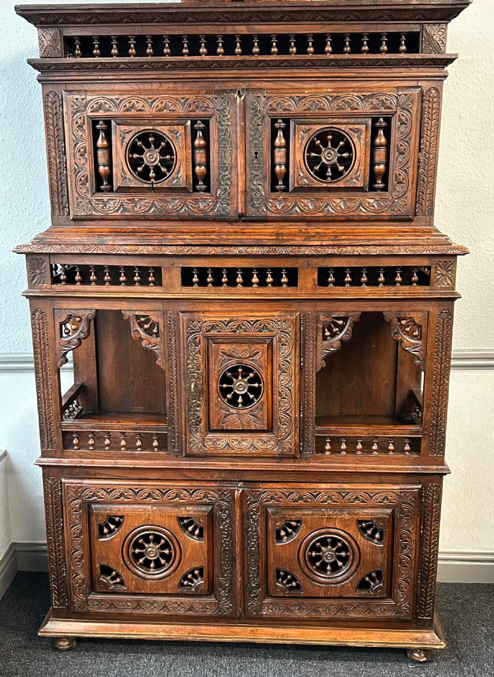 19th Century French Breton Cupboard 