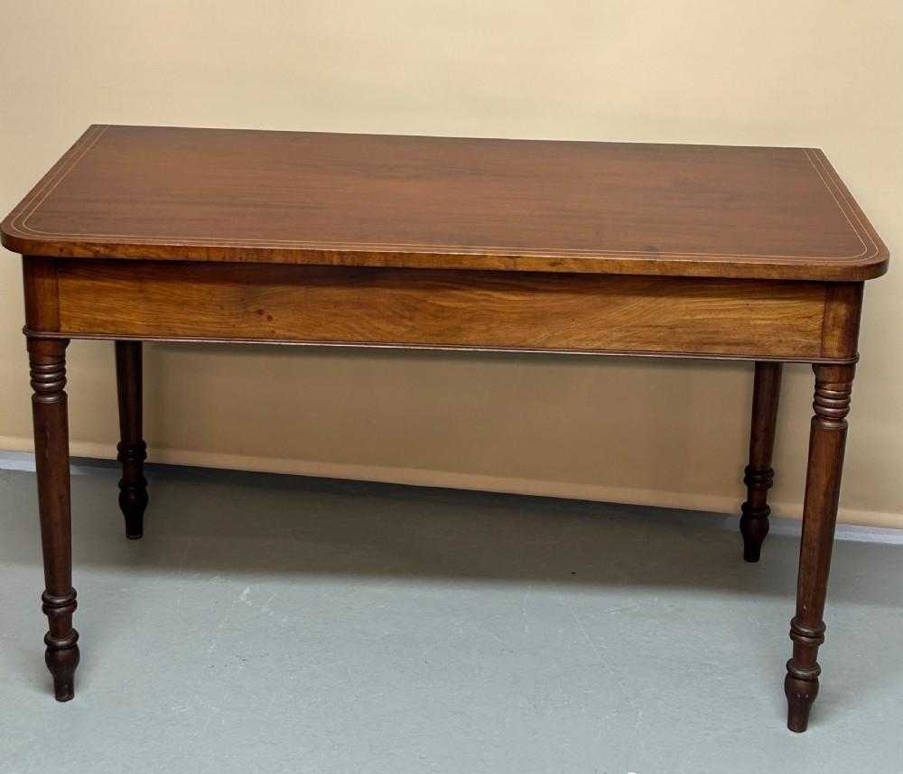 Pair of Georgian mahogany console tables