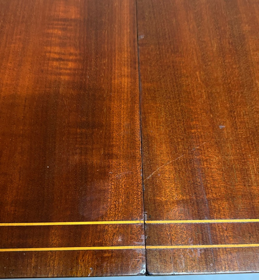 Pair of Georgian mahogany console tables View VIII