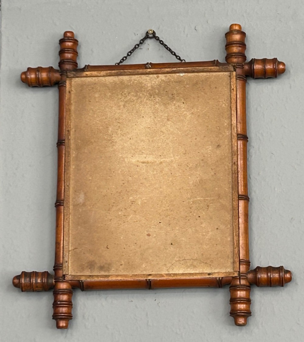 Large and small French faux bamboo mirrors  View IV