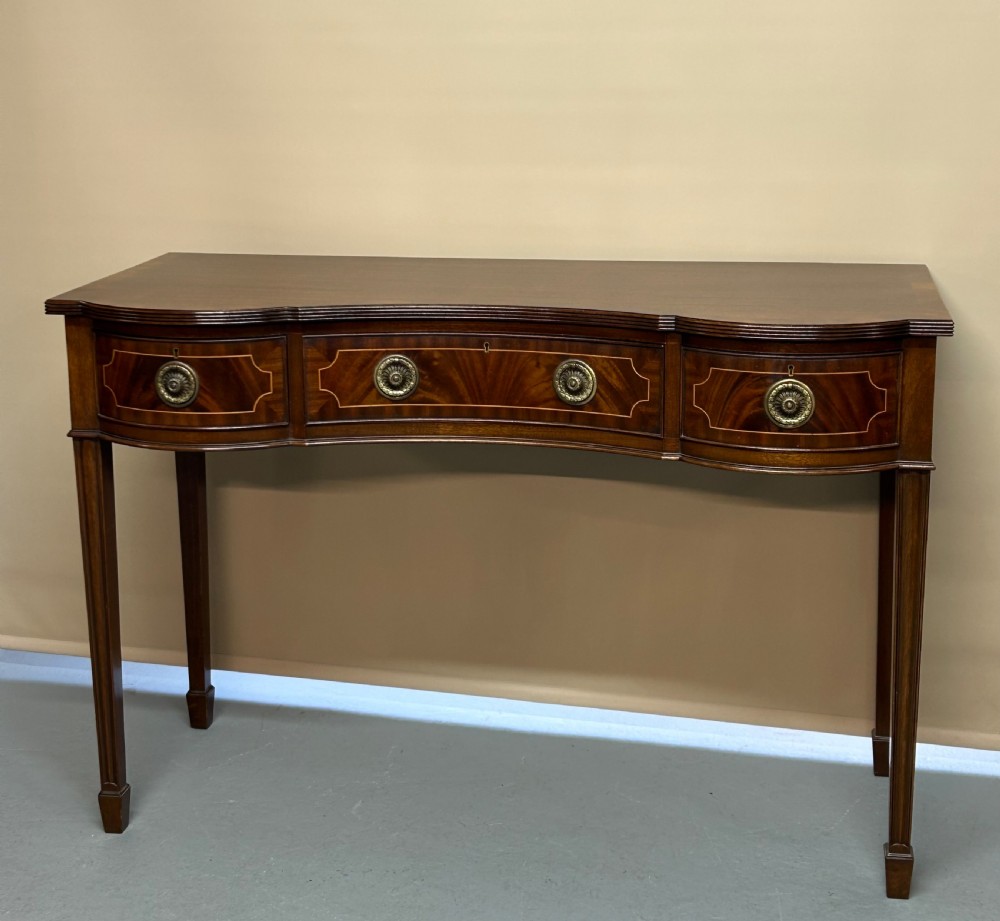 Mahogany Georgian style console table