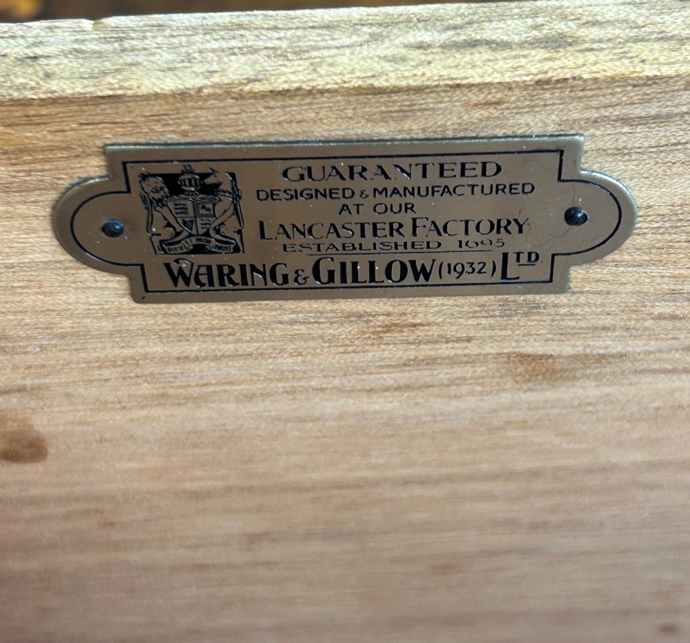 Waring and Gillow mahogany chest of drawers View VIII