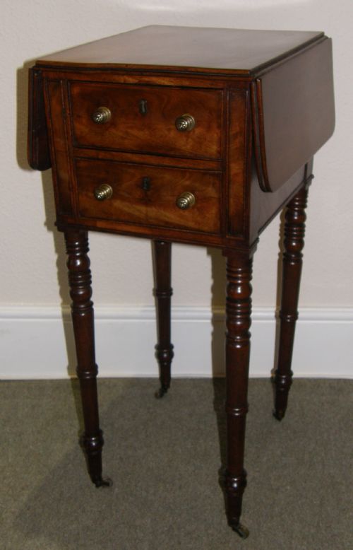 George IV Mahogany Pembroke Work Table