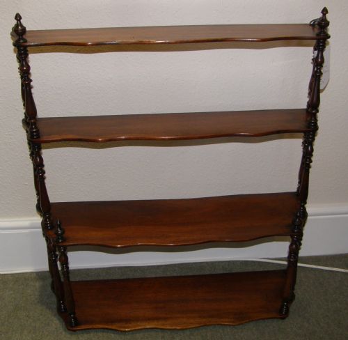 Victorian Mahogany Hanging Shelves