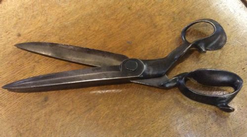 Large Brass Tailors Shears