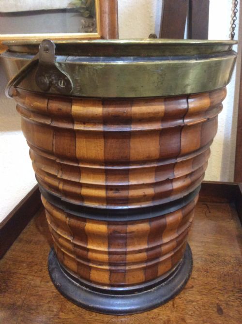 Mid 19th Century Dutch Segmented Kettle Bucket