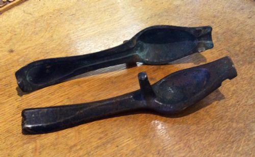 18th Century Bronze Spoon Moulds