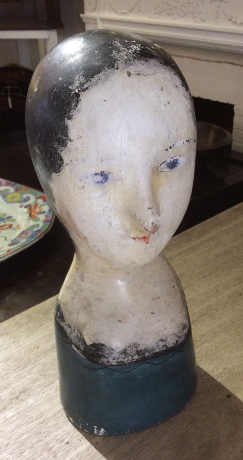 Rare French Milliner's Head, Marotte