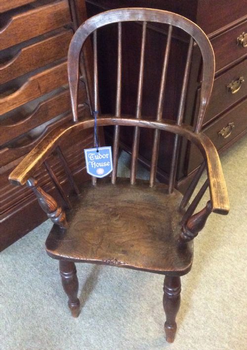 19th Century Childs Windsor Chair