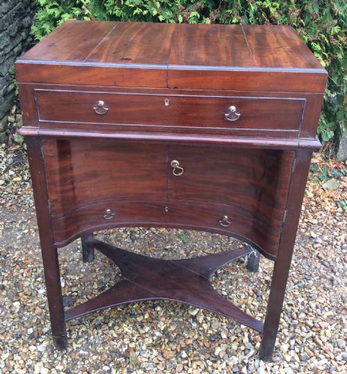 Gentleman's Mahogany Dressing Table Circa 1800