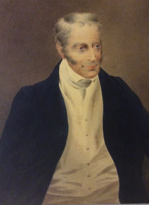 19th Century School Watercolour Portrait of the Duke of Wellington