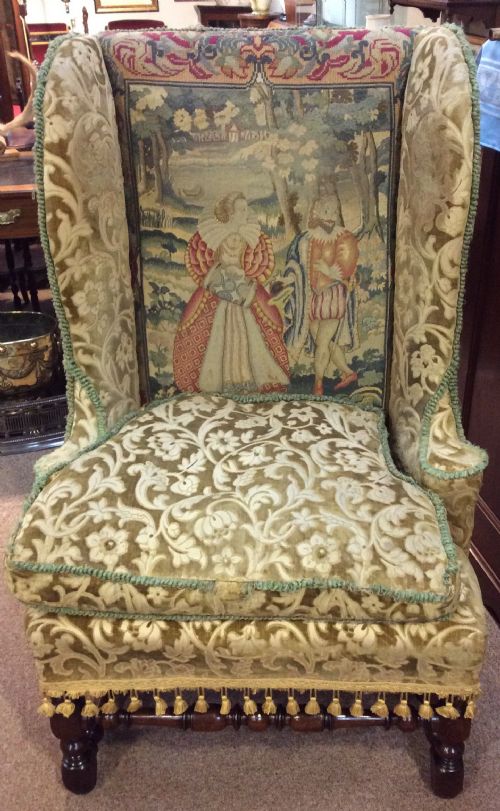 18th Century Walnut Upholstered Chair
