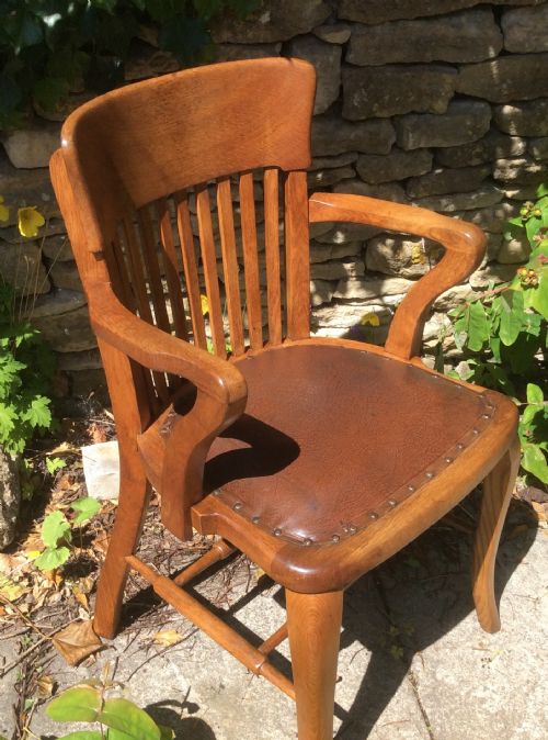 Great Western Railway Oak Desk Chair