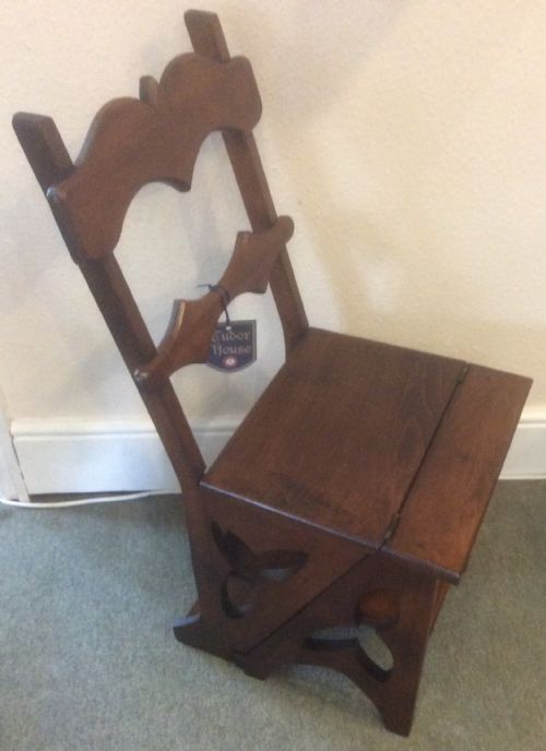 Victorian Walnut Metamorphic Chair/steps