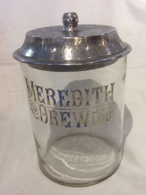 Meredith and Drew Ltd Advertising Biscuit Jar