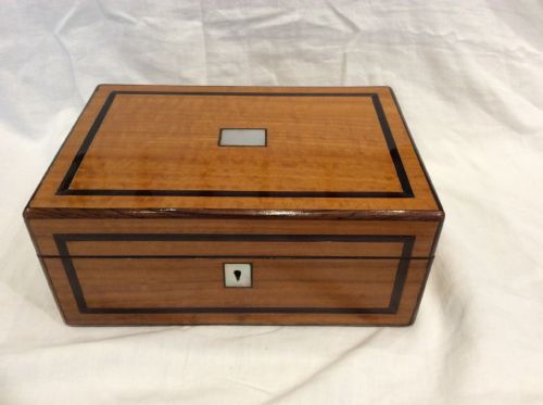 Regency Satinwood Sewing Box