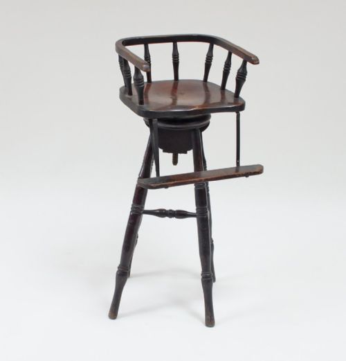 Child's Mahogany Barber's Chair